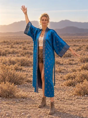 Electric Love Kimono Robe
