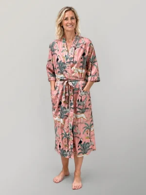 Paradiso Flamingo Kimono Robe
