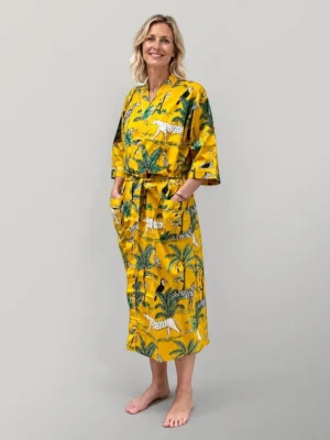 Paradiso Marigold Kimono Robe