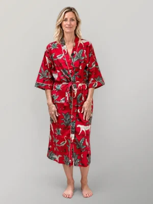 Paradiso Scarlet Kimono Robe