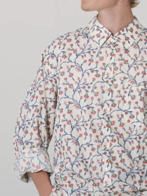 Rosebud Trails Men's Indian cotton shirt - arm